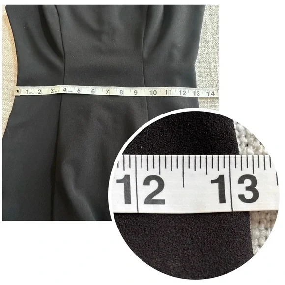 TEEZE ME Black Fit Flare Off Shoulder A-line Mini Dress Semi-Formal Junior 9/10 - Picture 11 of 13